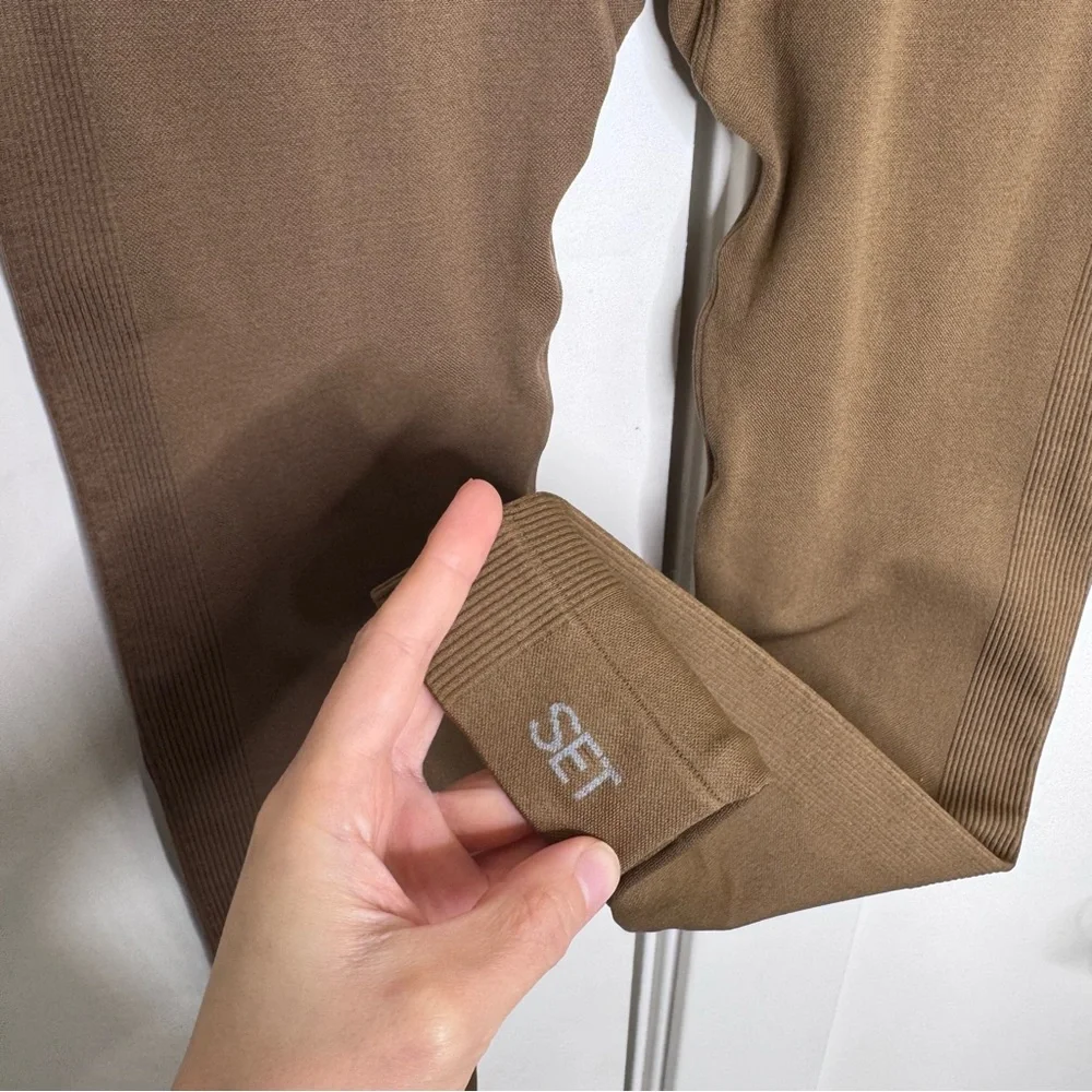 Set Active Penny Brown Sculpt Flex High-Waisted Leggings - Picture 4 of 5